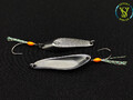 Author's spinner Flamingo SV Area (Silver) for handmade predatory fish for catching asp, ide, trout with delivery to the Netherlands and throughout Europe, price, photo